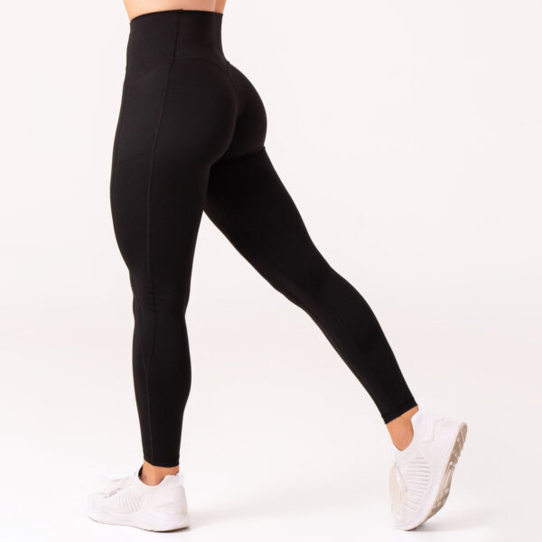 High Waist 4 Way Stretch Seamless Pocket Leggings - Image 2