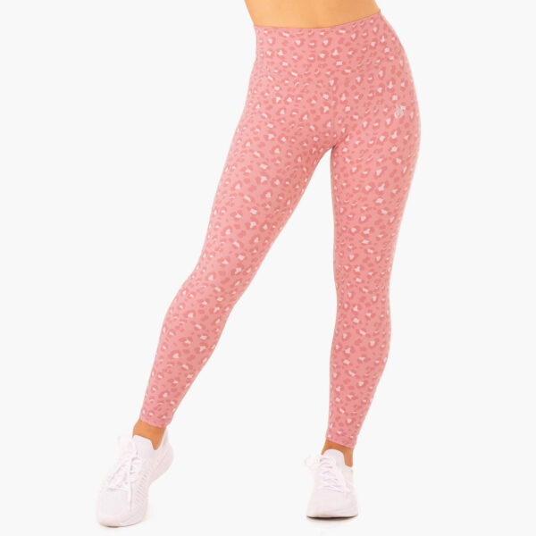 Leopard Print Hybrid Full Length Leggings - Image 11