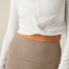 Featherweight Center Stage Cropped Long Sleeve Pullover - Image 11