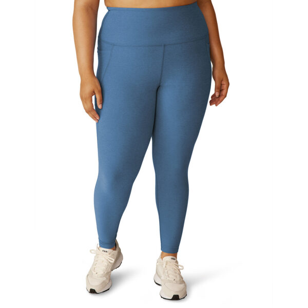 High Waisted Plus Spacedye Out of Pocket Midi Legging