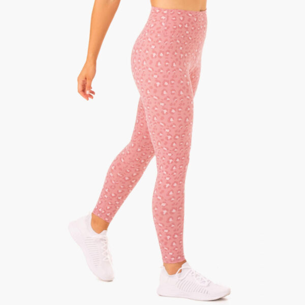 Leopard Print Hybrid Full Length Leggings - Image 13