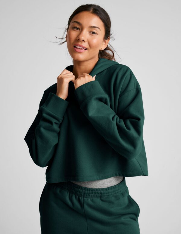 LuxeFleece Cropped Hoodie - Image 14