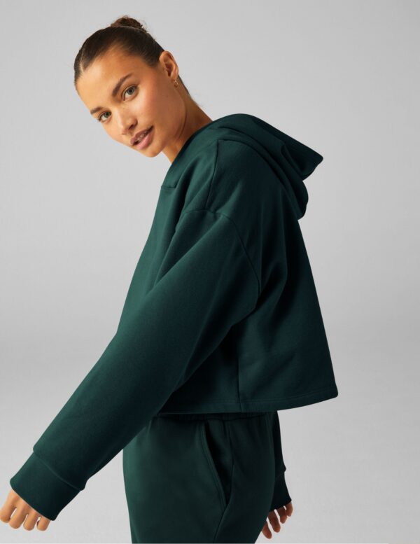 LuxeFleece Cropped Hoodie - Image 15