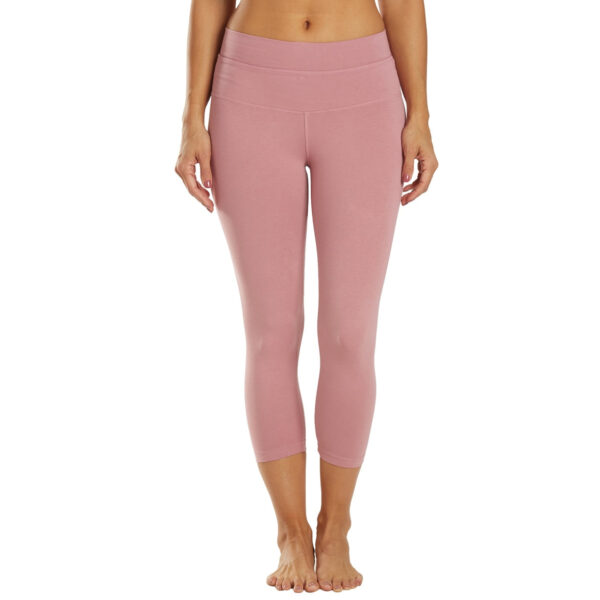 OEM High Rise Cotton Yoga Capris