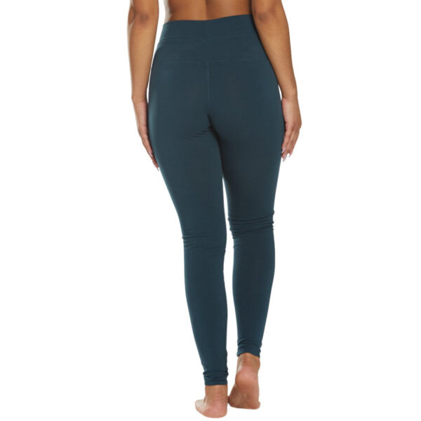 High Waisted Cotton Ankle Yoga Leggings for Women - Image 18