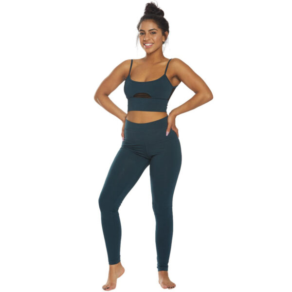 High Waisted Cotton Ankle Yoga Leggings for Women - Image 19