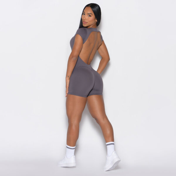 Open Back Tee Bodysuit Short - Image 3