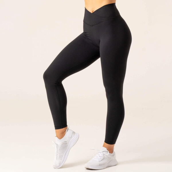 V Shape Momentum Cross Over Scrunch Leggings - Image 3