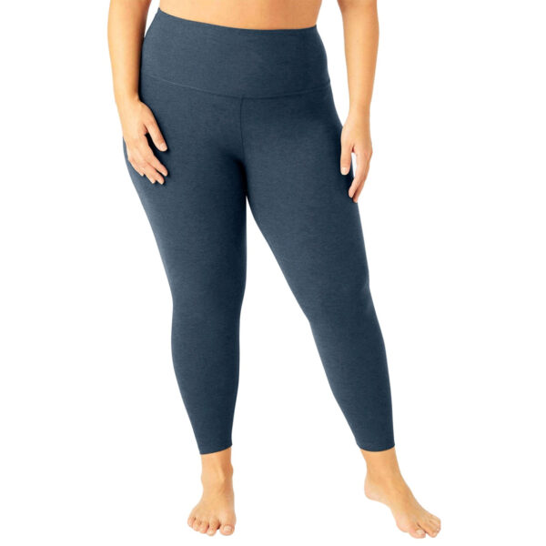 High Waisted Plus Spacedye Out of Pocket Midi Legging - Image 2