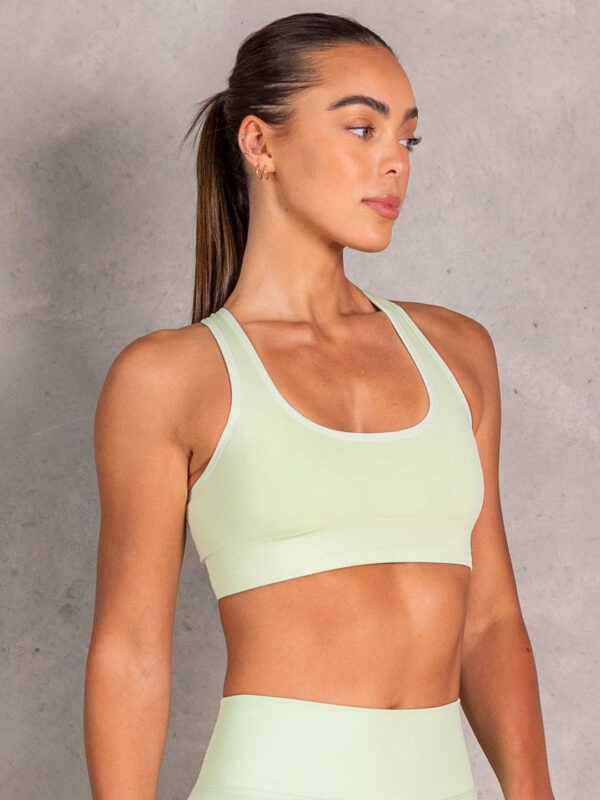 Seamless Scoop Neck Sports Bra - Image 25