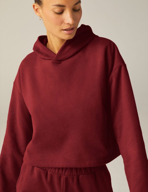 LuxeFleece Cropped Hoodie - Image 26