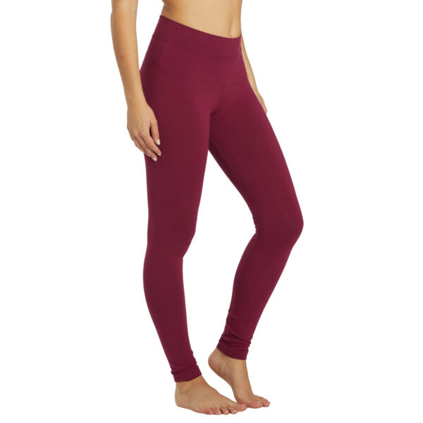 High Waisted Cotton Ankle Yoga Leggings for Women - Image 26