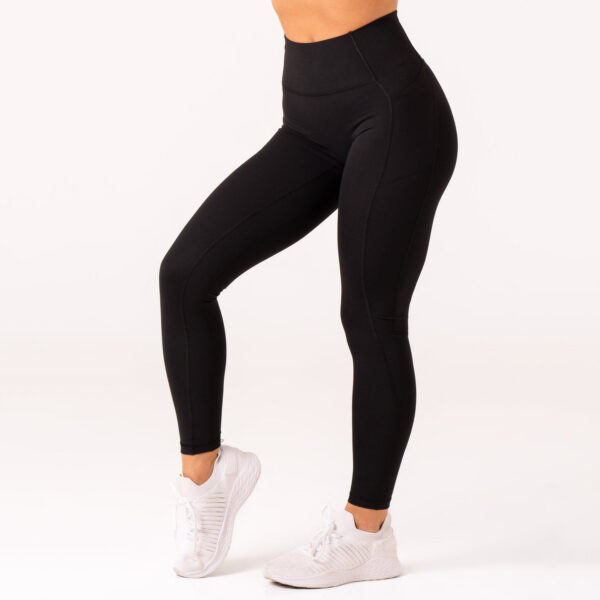 High Waist 4 Way Stretch Seamless Pocket Leggings - Image 4