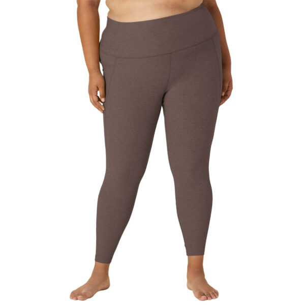 High Waisted Plus Spacedye Out of Pocket Midi Legging - Image 5