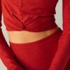 Featherweight Center Stage Cropped Long Sleeve Pullover - Image 4