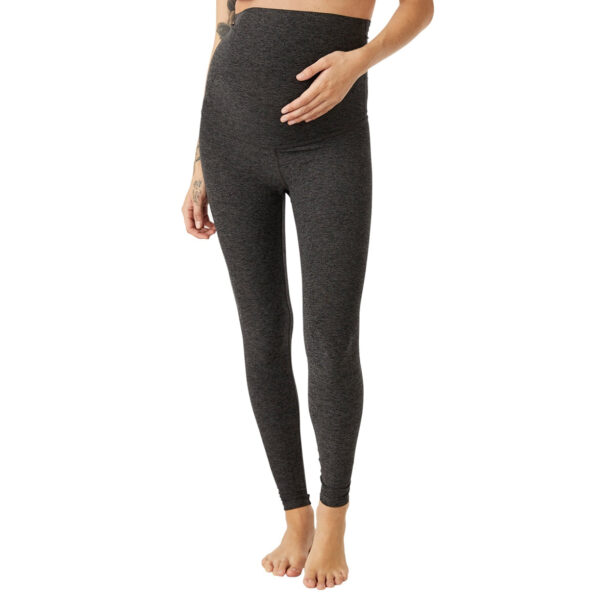 Midi Maternity Leggings Yoga Tights Pants - Image 5