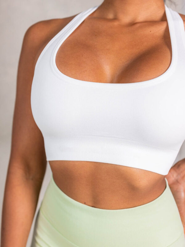 Seamless Scoop Neck Sports Bra - Image 5