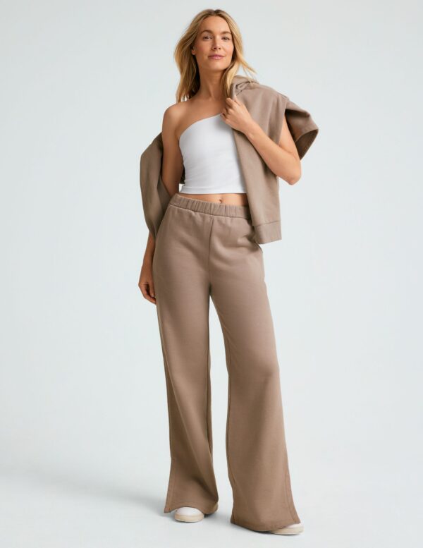 LuxeFleece Wide Leg Pant - Image 6