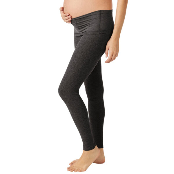 Midi Maternity Leggings Yoga Tights Pants - Image 6