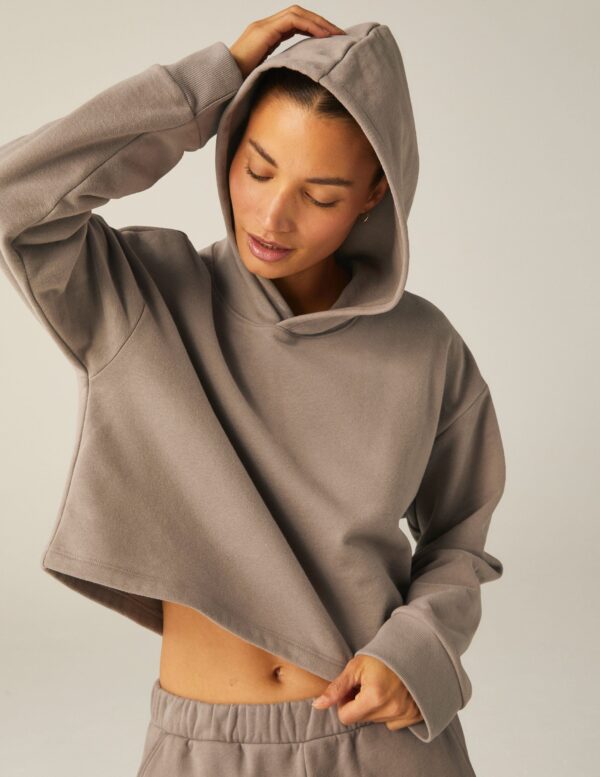 LuxeFleece Cropped Hoodie - Image 7