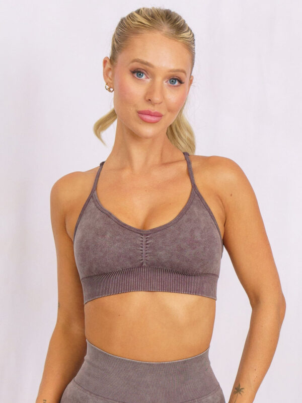 Stonewash Seamless Sports Bra - Image 7