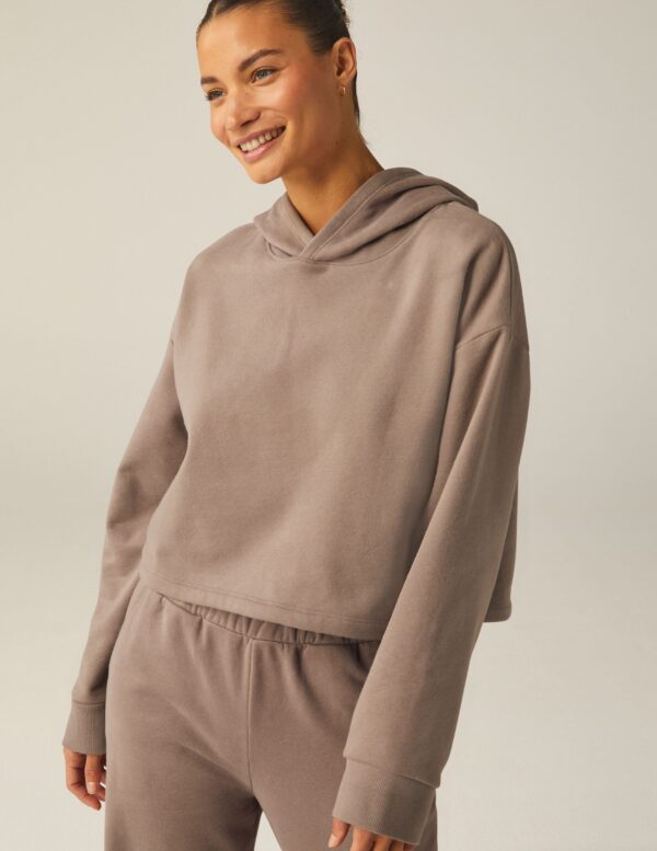 LuxeFleece Cropped Hoodie - Image 8