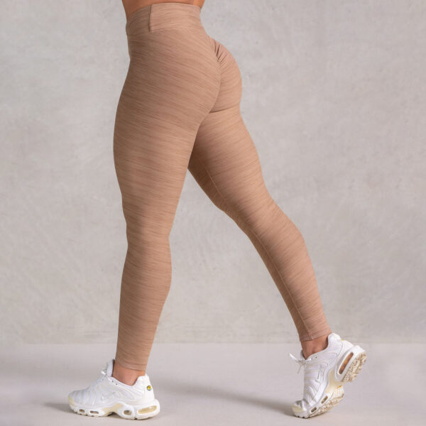 High Elastic Icon Cross Over Scrunch Leggings - Image 8