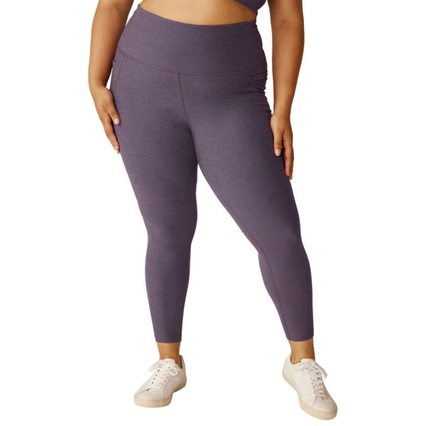 High Waisted Plus Spacedye Out of Pocket Midi Legging - Image 10