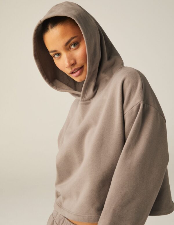 LuxeFleece Cropped Hoodie - Image 9