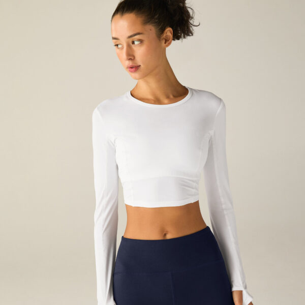 Lite Airshield Long Sleeve Cropped Top