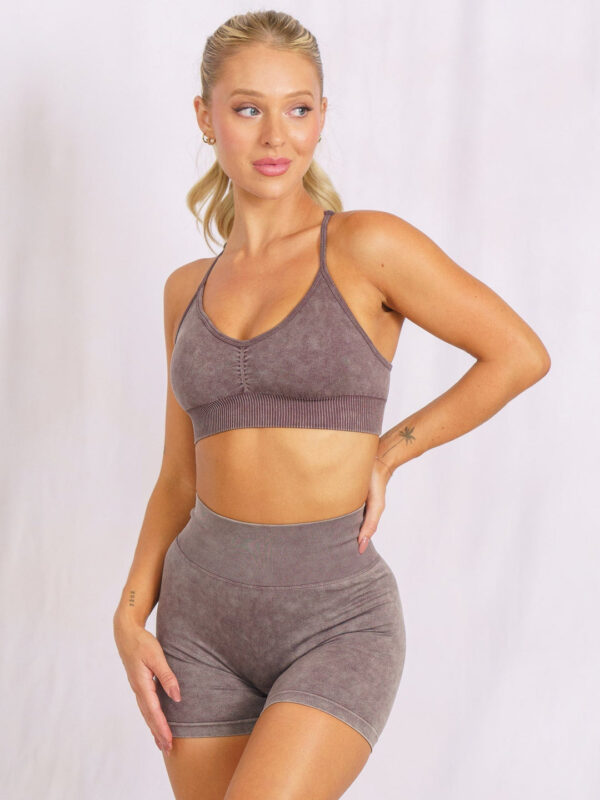 Stonewash Seamless Sports Bra - Image 10